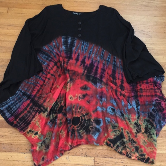 Funky U Dresses & Skirts - Tie Dye Dress/Tunic